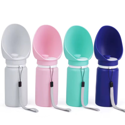 New Portable Foldable Silicone Automatic Dog Water Bottle & Pet Bowls Quadrate Shape for Food and Water Wholesale